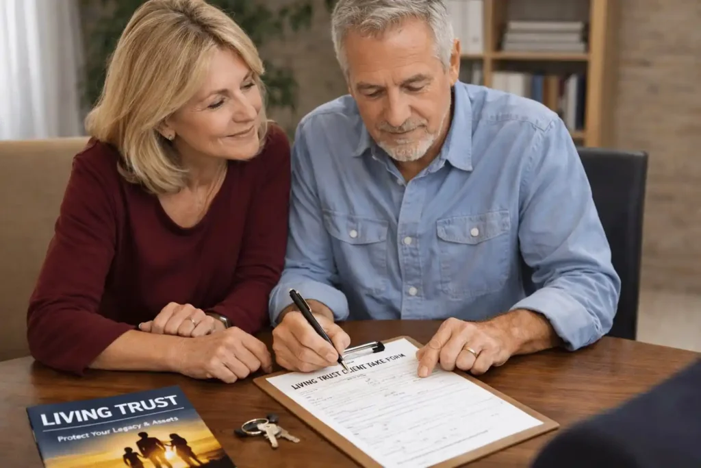 Helping client with Living Trust in San Jose