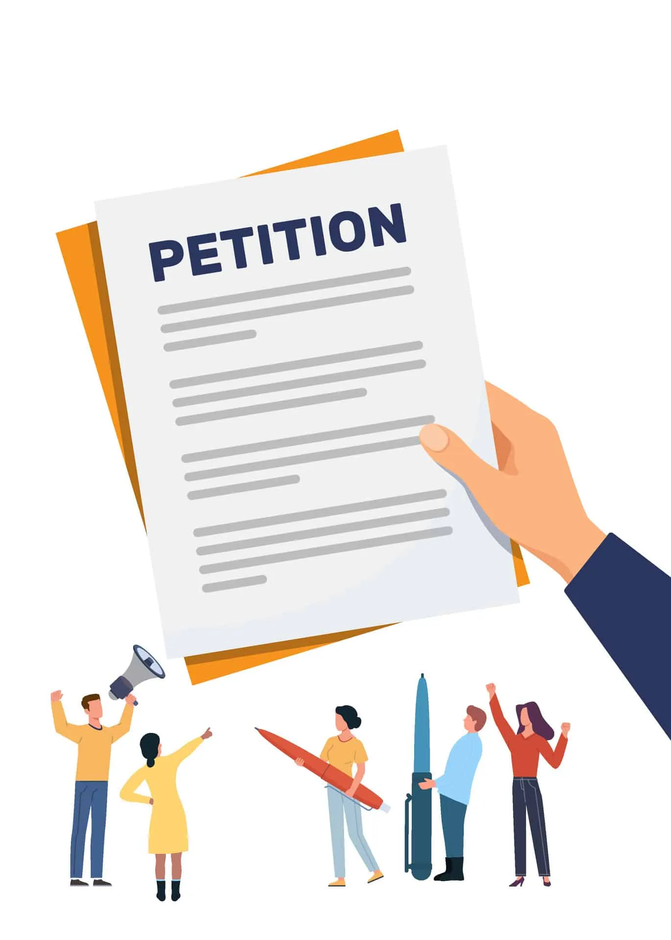 A completed California name change petition ready to be filed with the Superior Court